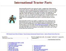Tablet Screenshot of internationaltractorpart.com